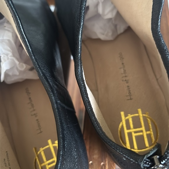 House of Harlow 1960 Black Leather Ankle Boots - Picture 10 of 10